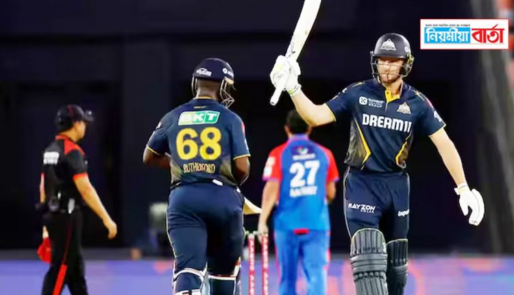 Gujarat Titans beat Delhi to top the table