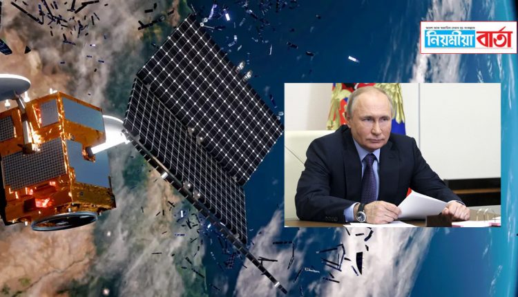 Putin secretly launched three military satellites into space in February