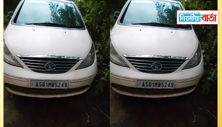Tata Indica Vista abandoned in Tiplai for three days