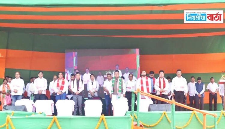 The CM's Majuli election rally was canceled due to bad weather