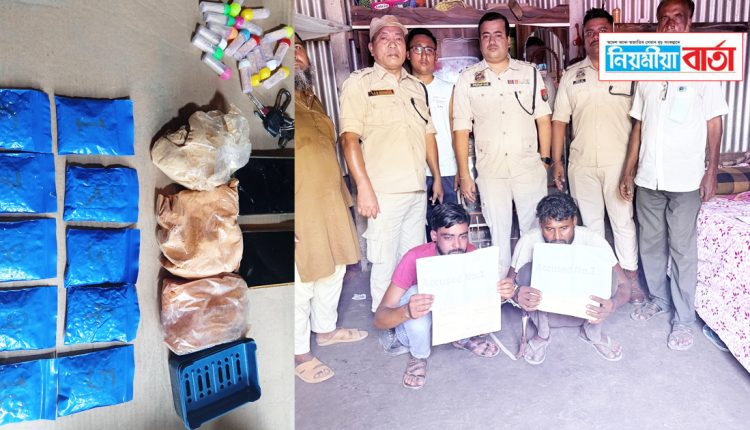 Two drug dealers arrested in Mankachar