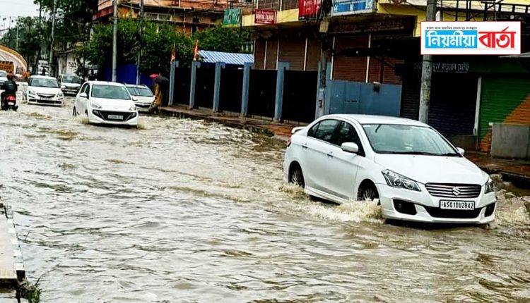 heavy rain at dibrugarh