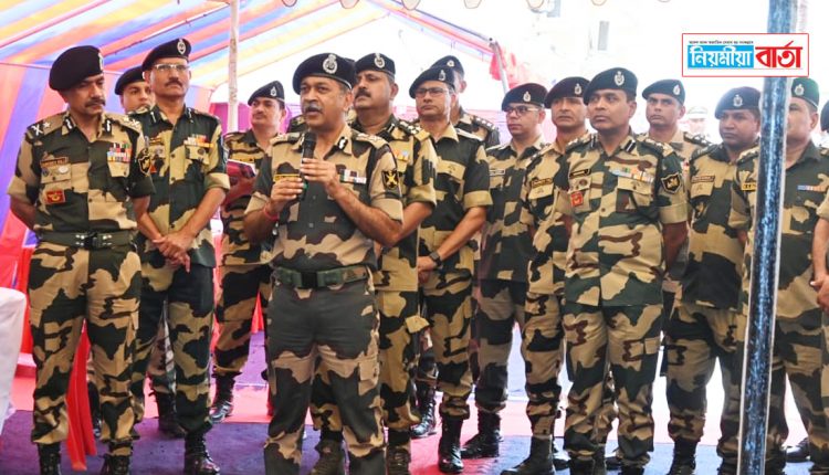BSF Eastern Command ADG inspects Gopalpur and Dhubri border in West Bengal