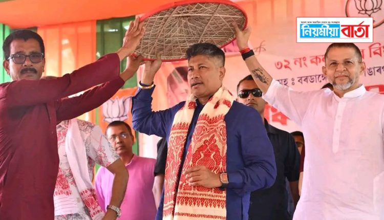 Minister pijush campain at kamalpur baihata