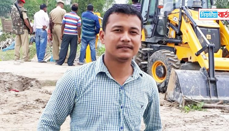 Vigilance arrested latmandal at mukalmuwa nalbari