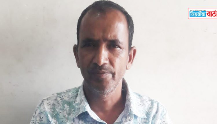 injured Montu Hazarika of Nalbari