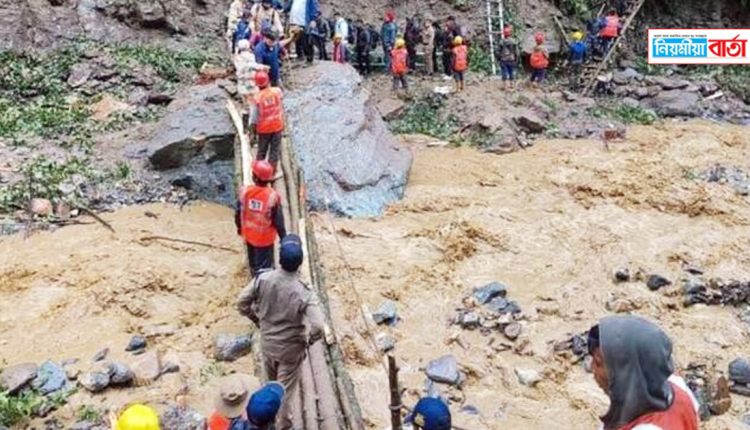 sikkim army camp landslide